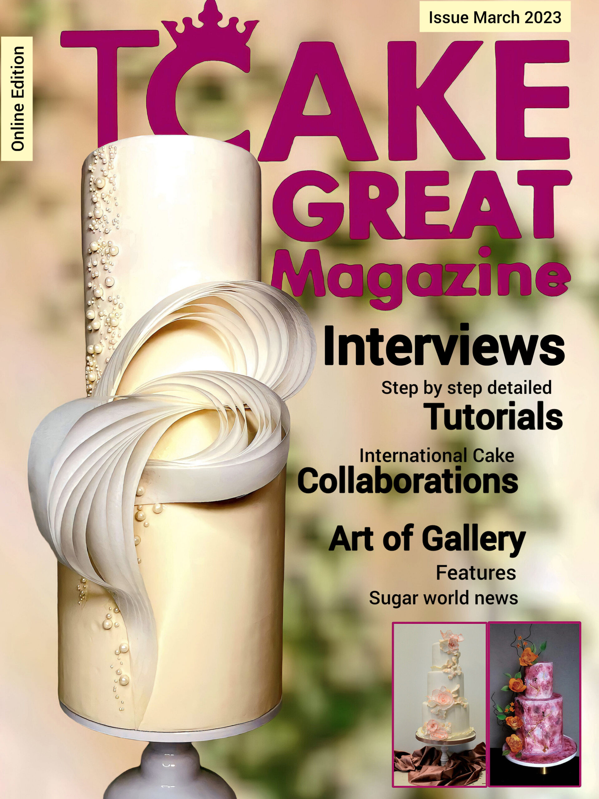With Love & Confection: My Cake Central Magazine Cover Cake
